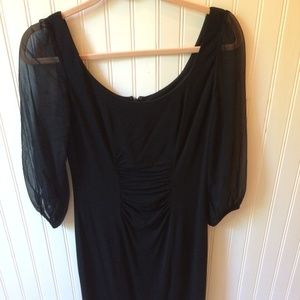 Kay Unger New York Black Midi Dress